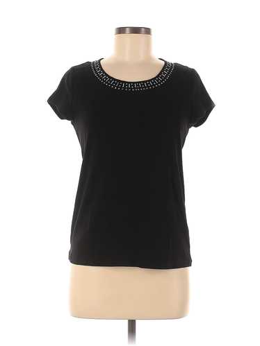 DressBarn Women Black Short Sleeve Top M