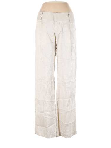 Alice + Olivia Women Silver Linen Pants 6