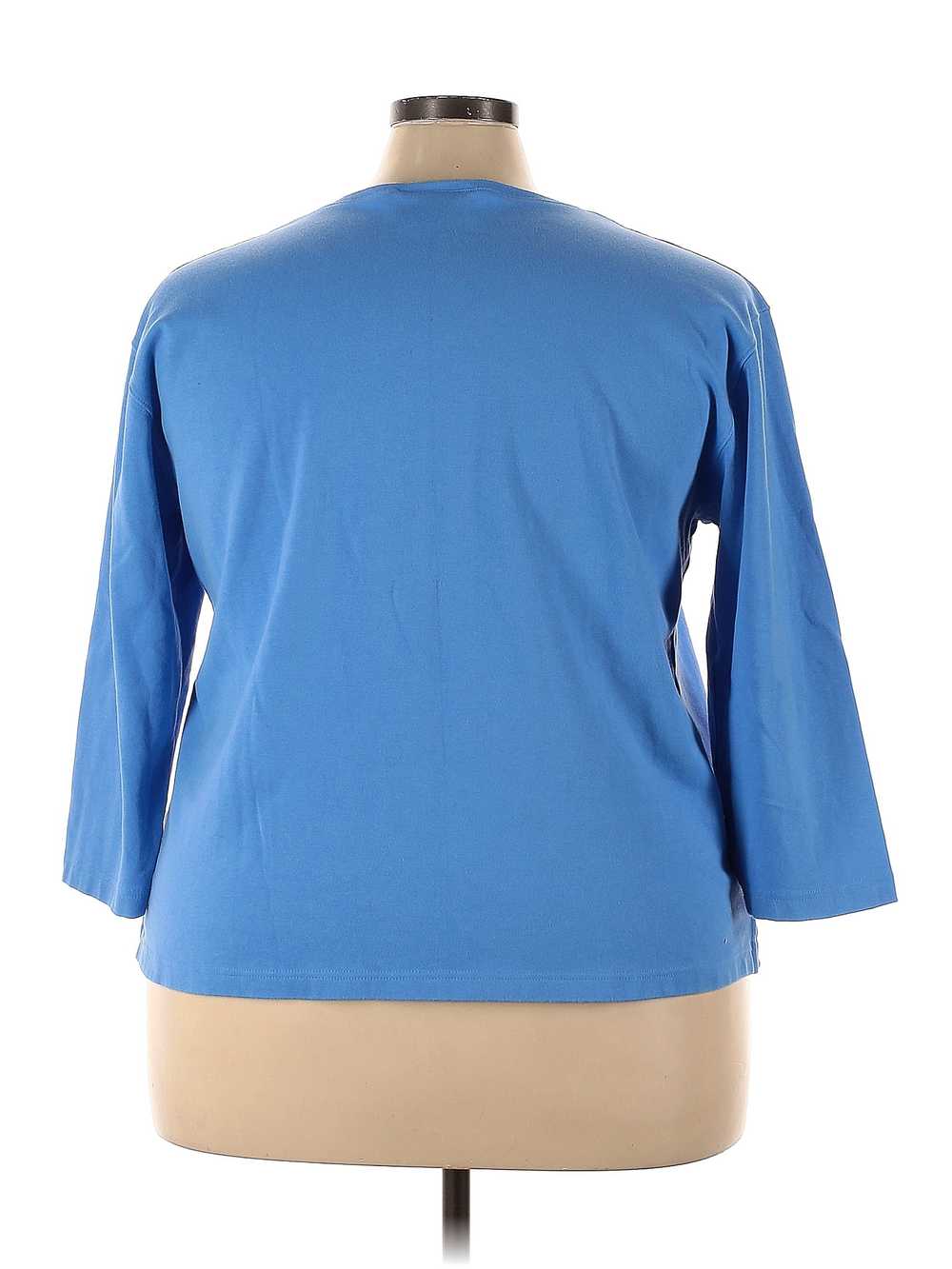 CHRISTINE ALEXANDER Women Blue Pullover Sweater 3… - image 2