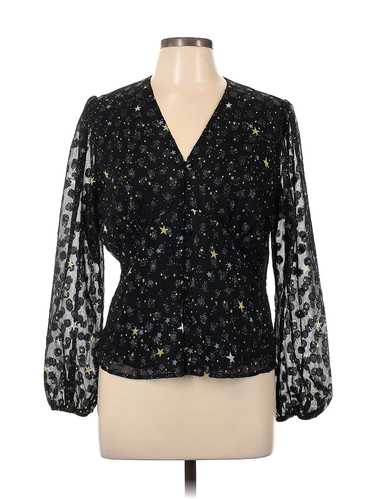 UNTUCKit Women Black Long Sleeve Blouse L