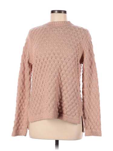 Lavie Women Pink Wool Pullover Sweater M