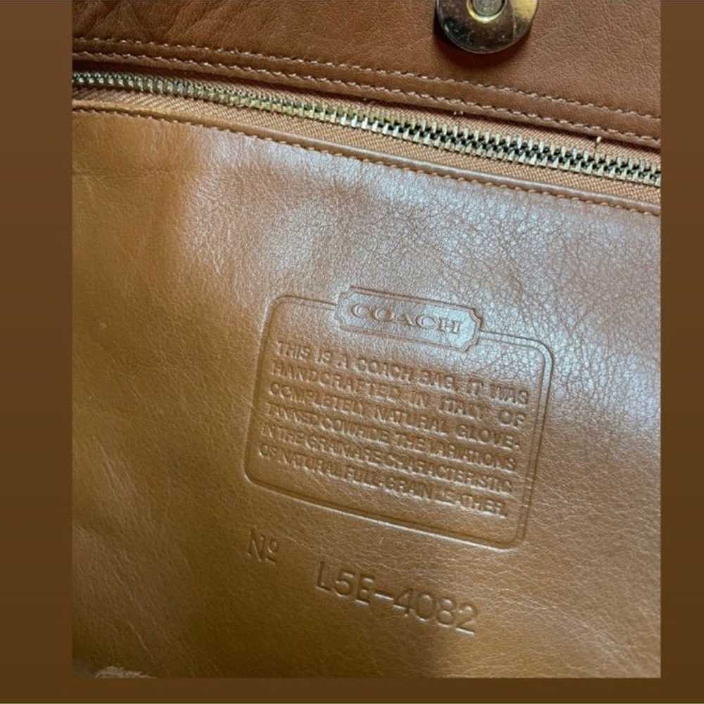 Coach vintage tote bag great condition - image 6