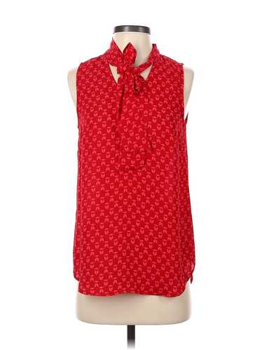 Halogen Women Red Sleeveless Blouse XS