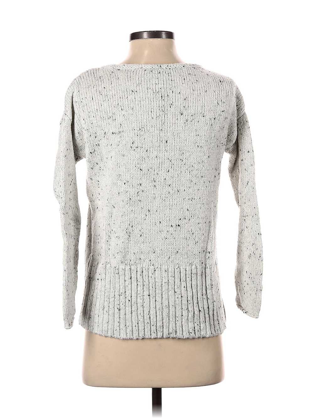 Ann Taylor Factory Women Silver Pullover Sweater … - image 2