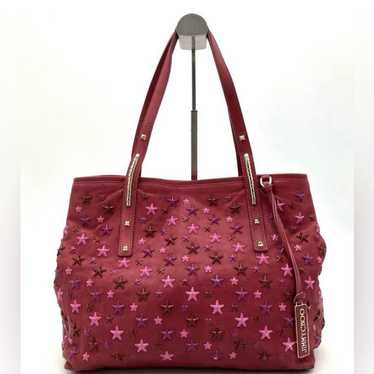 JIMMY CHOO STAR STUDDED TOTE