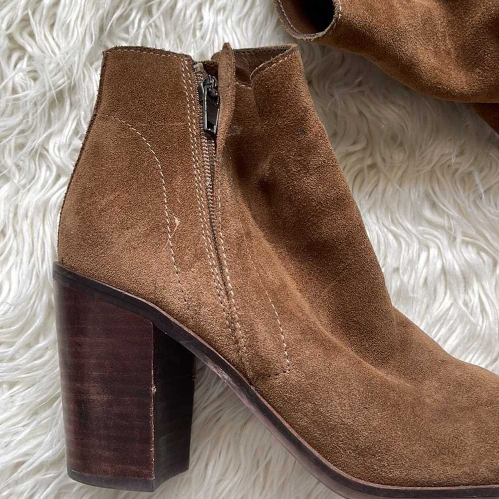 Dolce Vita Stunna Ankle Brown Suede Boots - image 2