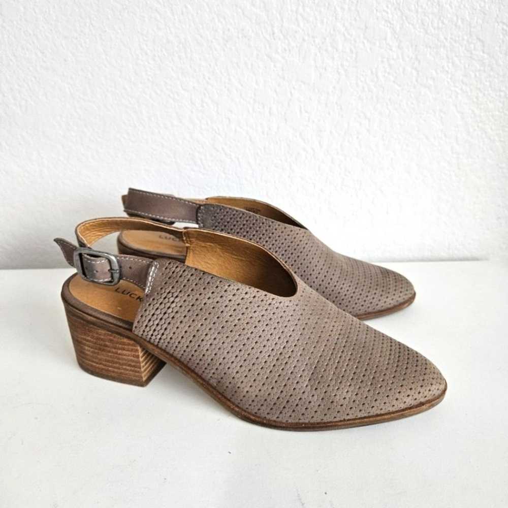 Like New! Lucky Brand | Lideton Leather Slingback… - image 5