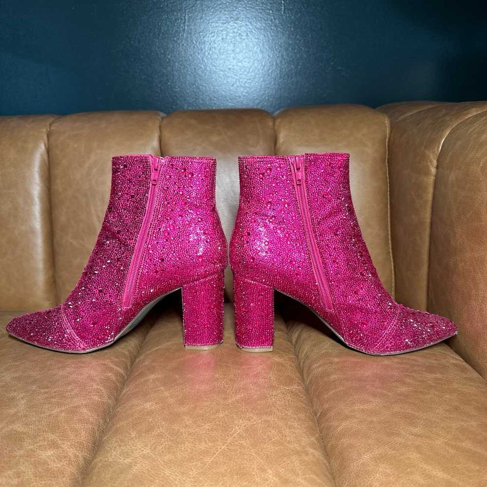 Betsey Johnson rhinestone boots - image 5