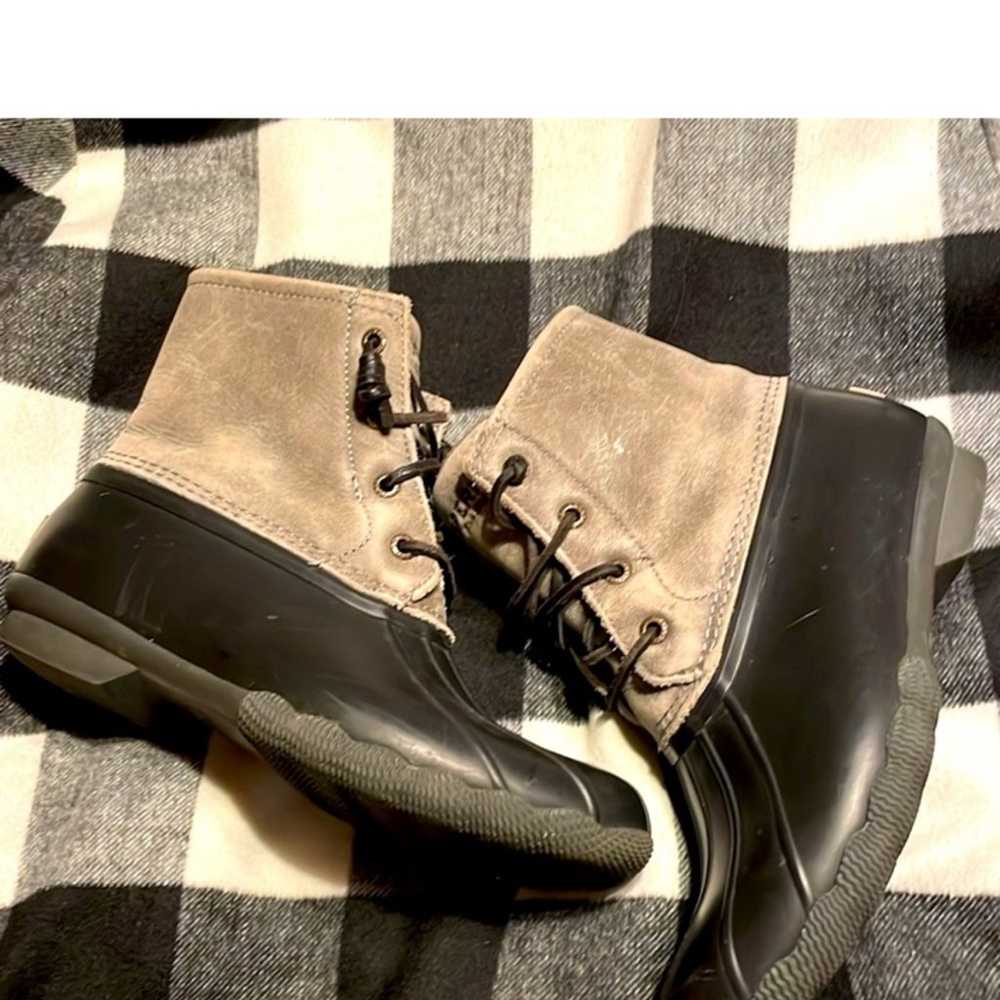 Sperry Black and Grey Classic Duck Boot - image 2