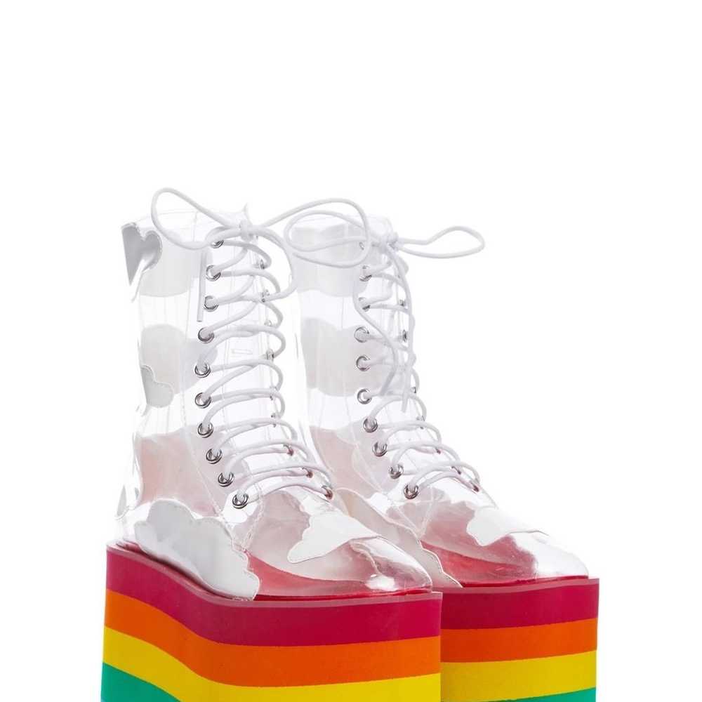 Dollskill rainbow platform boots - image 2