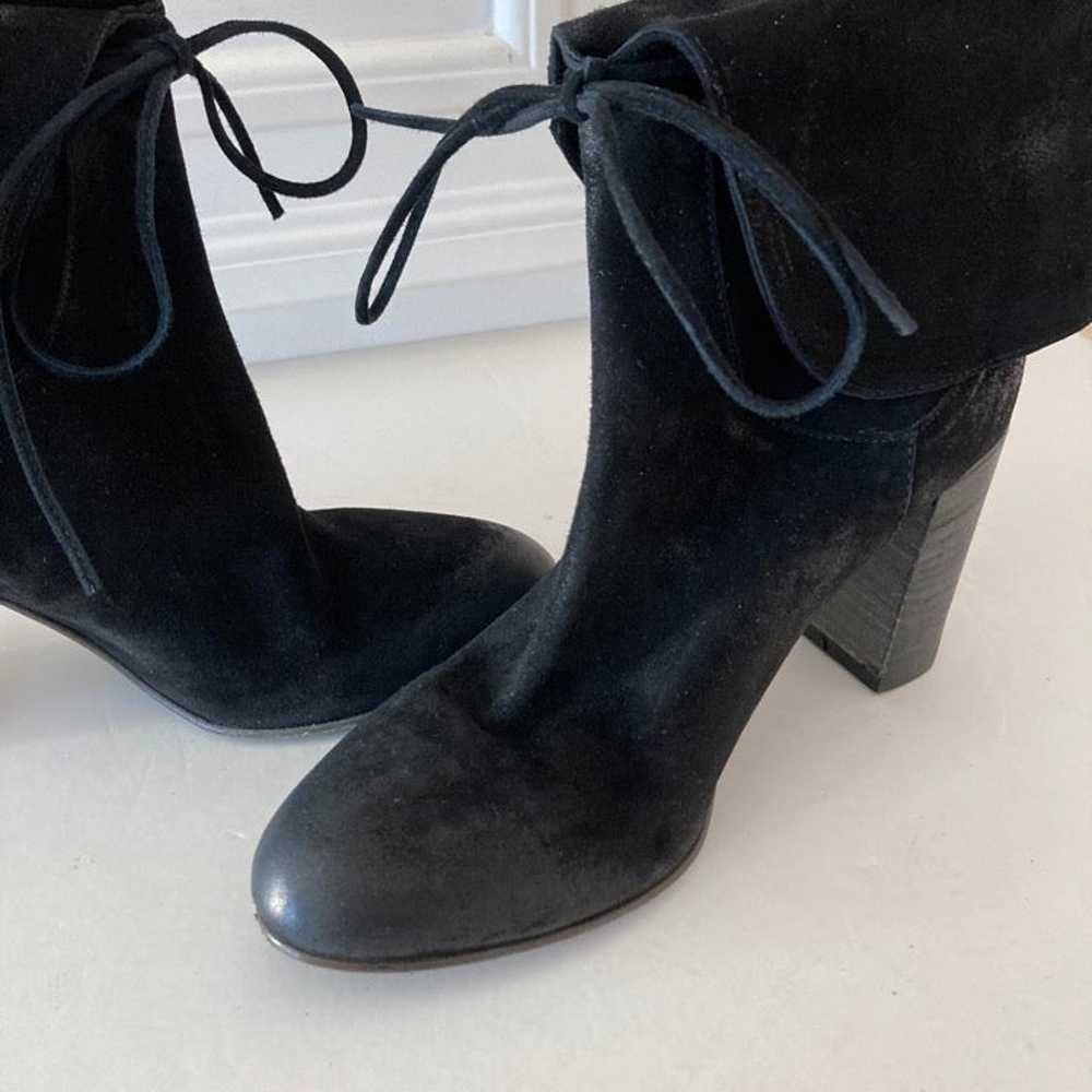 NWOT Free People Vero Cuoio Mila Black Suede Heel… - image 2