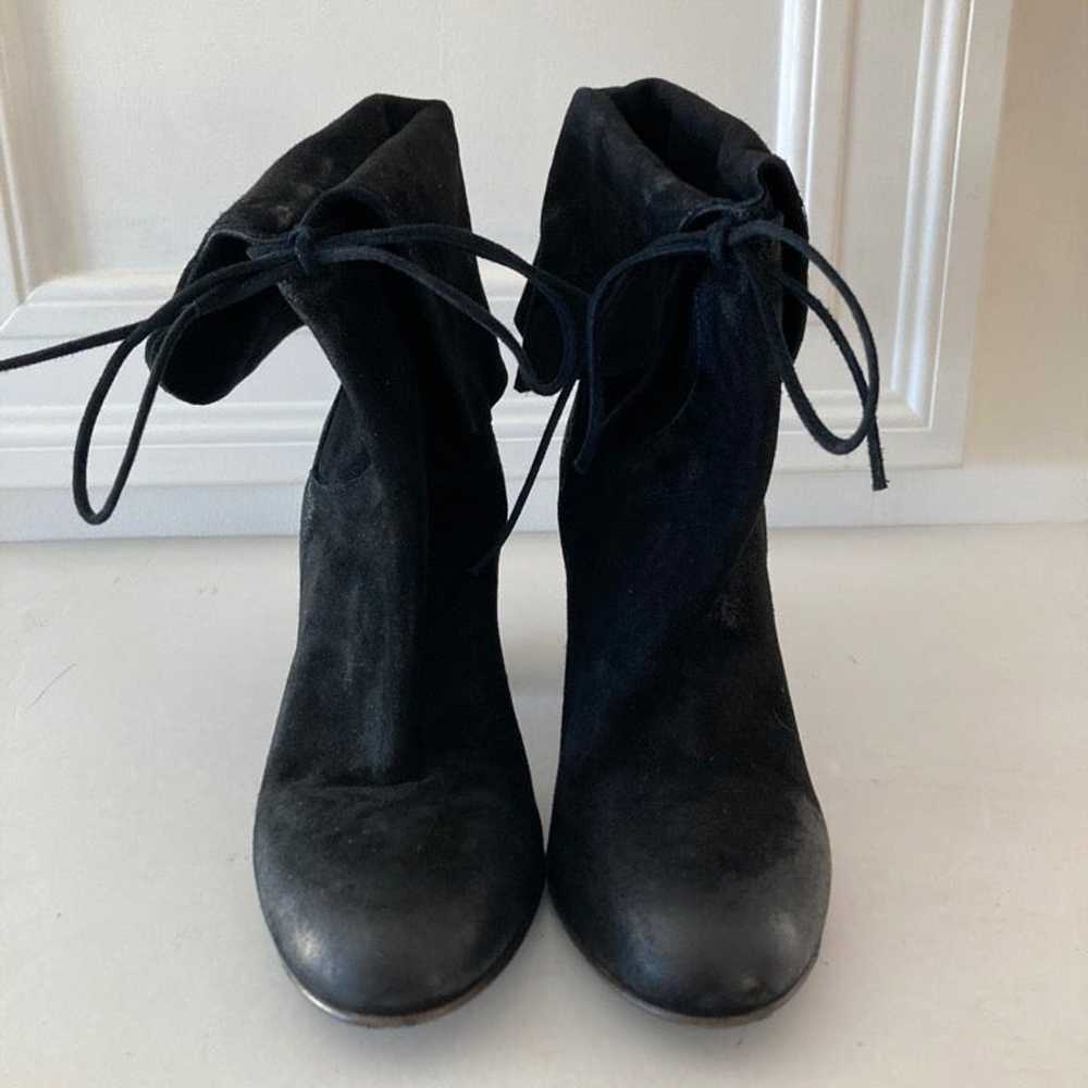 NWOT Free People Vero Cuoio Mila Black Suede Heel… - image 3