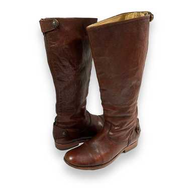 Frye Melissa Calf High Riding Leather Boots - image 1