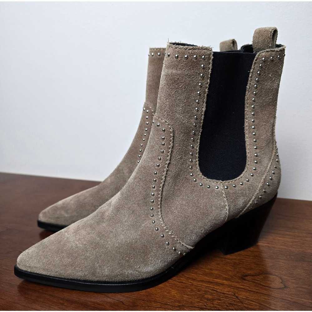 Paige Western Studded Willa Suede Chelsea Boots (… - image 1