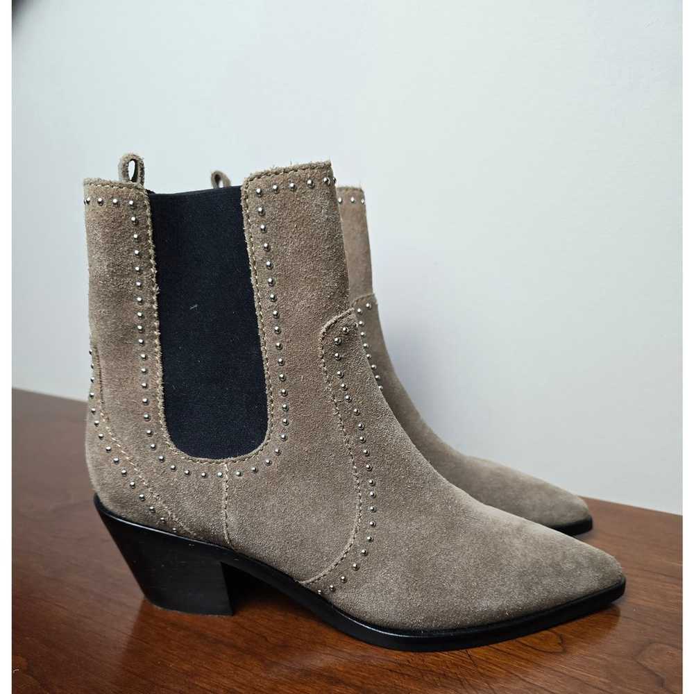 Paige Western Studded Willa Suede Chelsea Boots (… - image 3