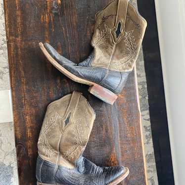 Resistol Ranch by Lucchese Ostrich Leather Boots