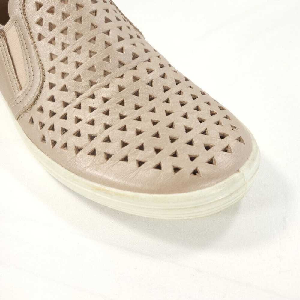 Ecco Perforated Leather Loafer Flat Womens Size 6… - image 8