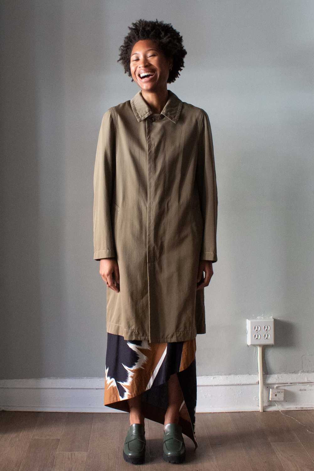 Comme des Garcons Robe de Chambre Taupe Trench Co… - image 1