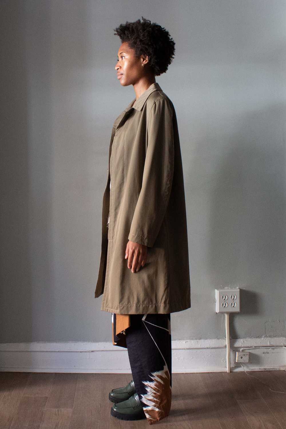 Comme des Garcons Robe de Chambre Taupe Trench Co… - image 4