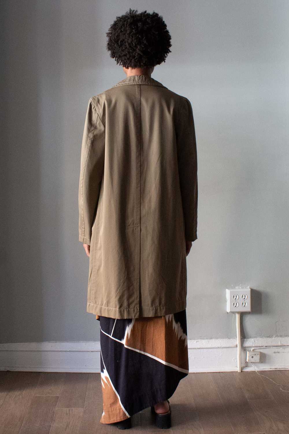 Comme des Garcons Robe de Chambre Taupe Trench Co… - image 5