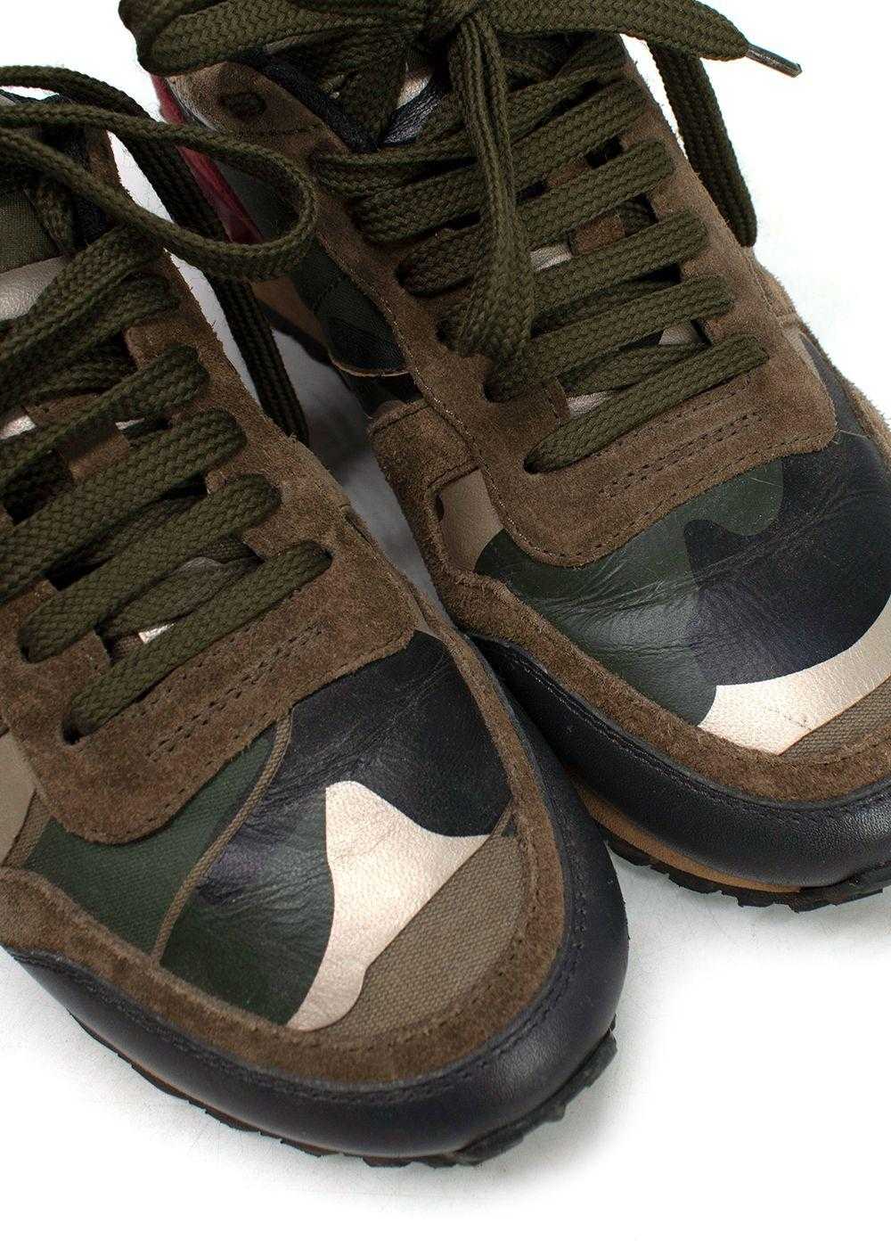 Managed by hewi Valentino Green Camo Rockrunner T… - image 3