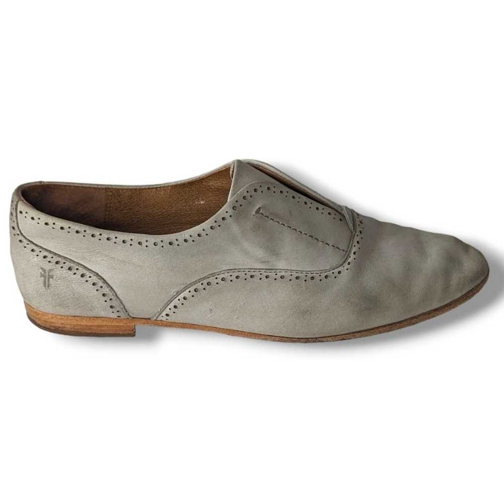 Frye Terri Oxford Perforated Slip On Flats in Sof… - image 3