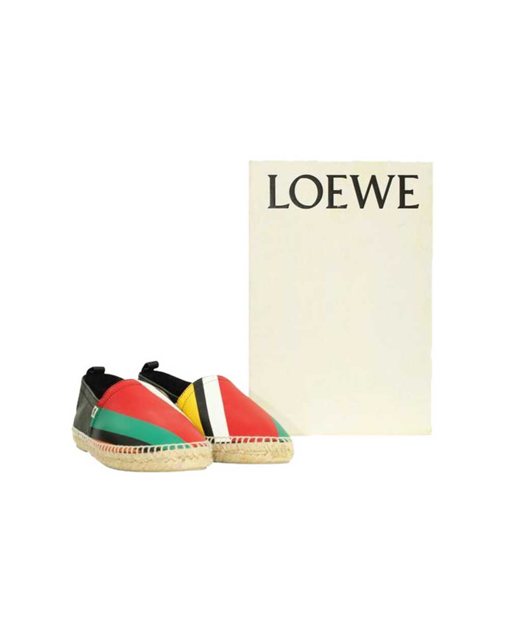 Product Details Loewe Colorful Striped Leather Es… - image 6