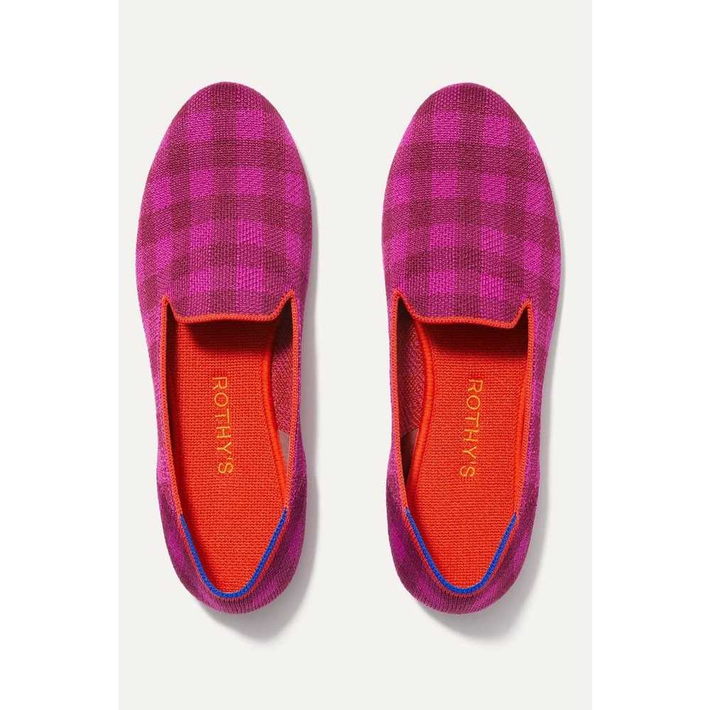 Rothy’s Loafer Cherry Gingham Limited Edition Wom… - image 1