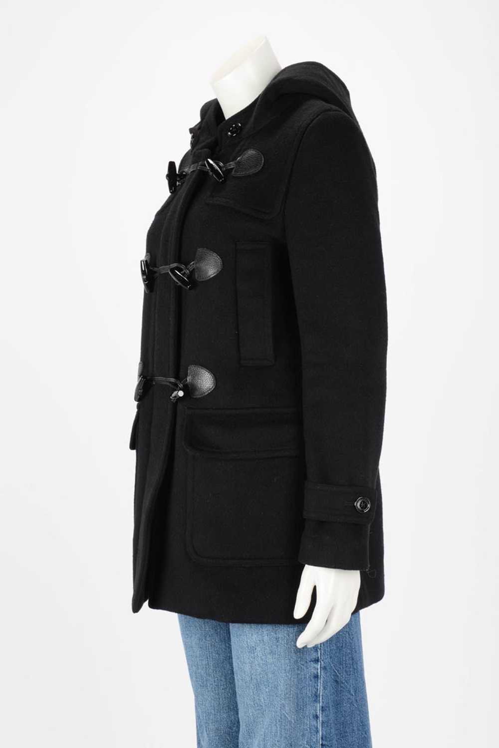 Burberry Brit Black Cashmere Blend Duffle Coat - image 2