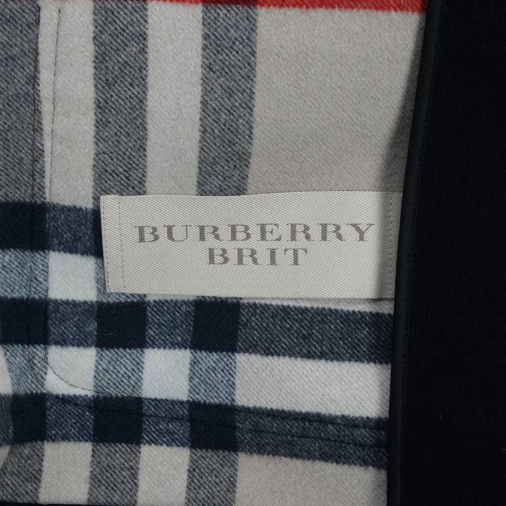 Burberry Brit Black Cashmere Blend Duffle Coat - image 8