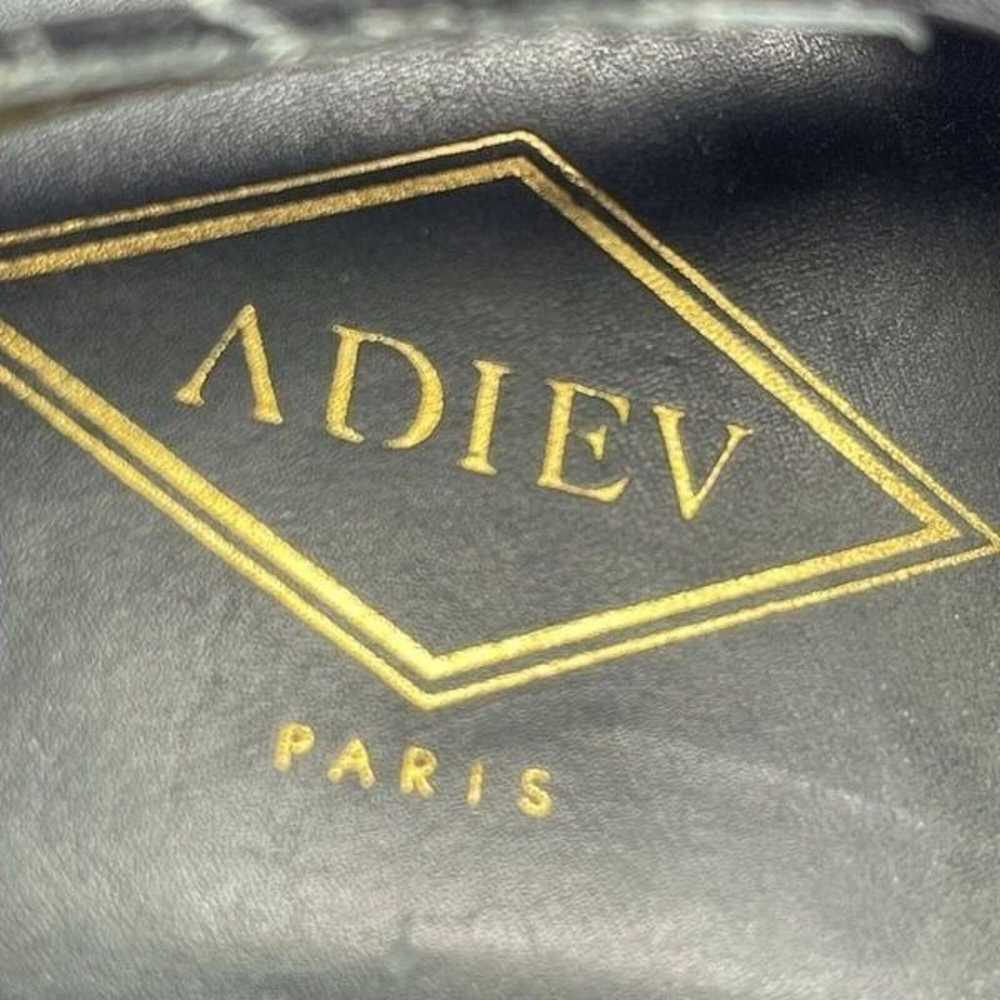 ADIEU Paris Womens Black Slingback Shoes US 7.5 O… - image 11