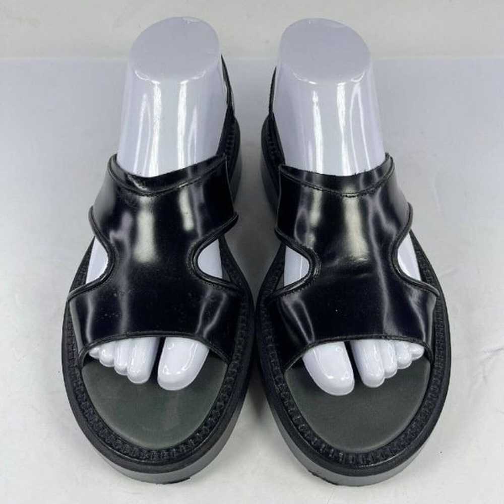 ADIEU Paris Womens Black Slingback Shoes US 7.5 O… - image 4