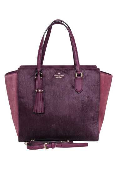 Kate Spade - Deep Plum Calf Hair "Hadlee" Tote