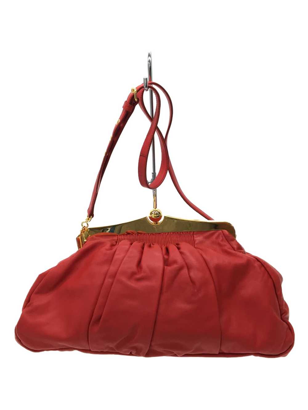 MIUMIU Purse/2Way Shoulder Bag/Leather/Red Bag - image 1
