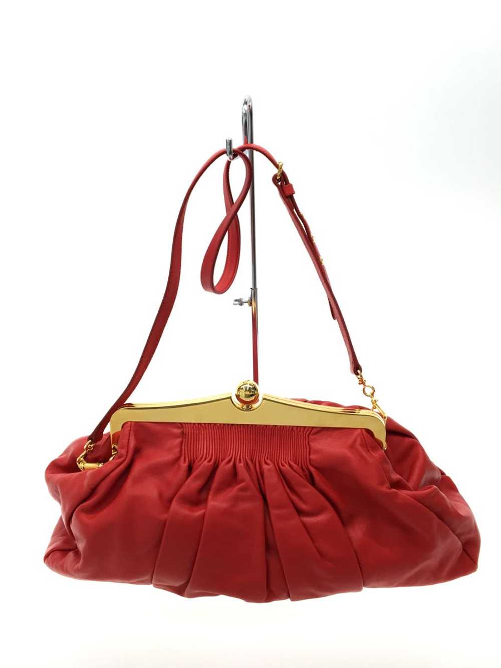 MIUMIU Purse/2Way Shoulder Bag/Leather/Red Bag - image 3