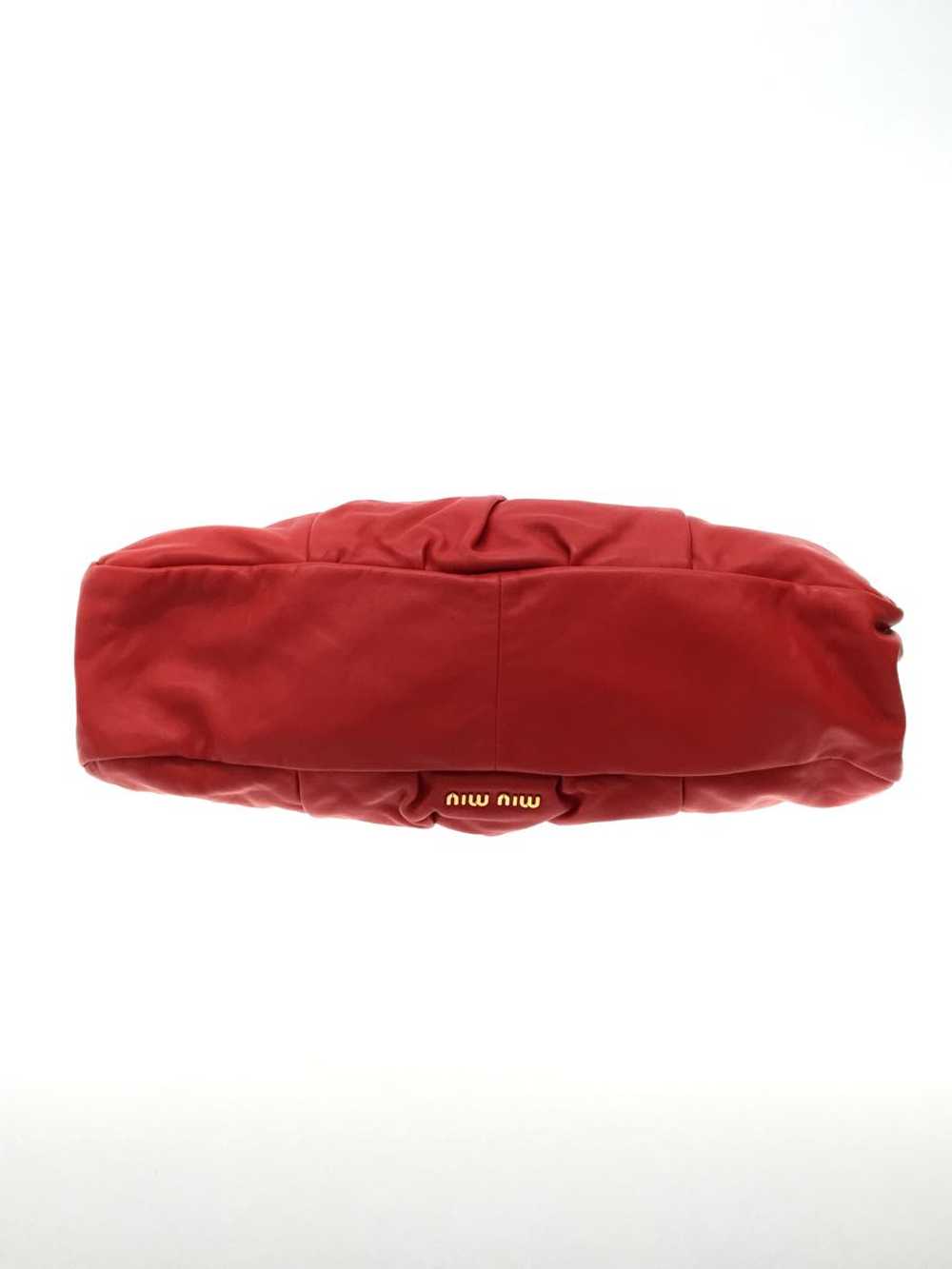 MIUMIU Purse/2Way Shoulder Bag/Leather/Red Bag - image 4