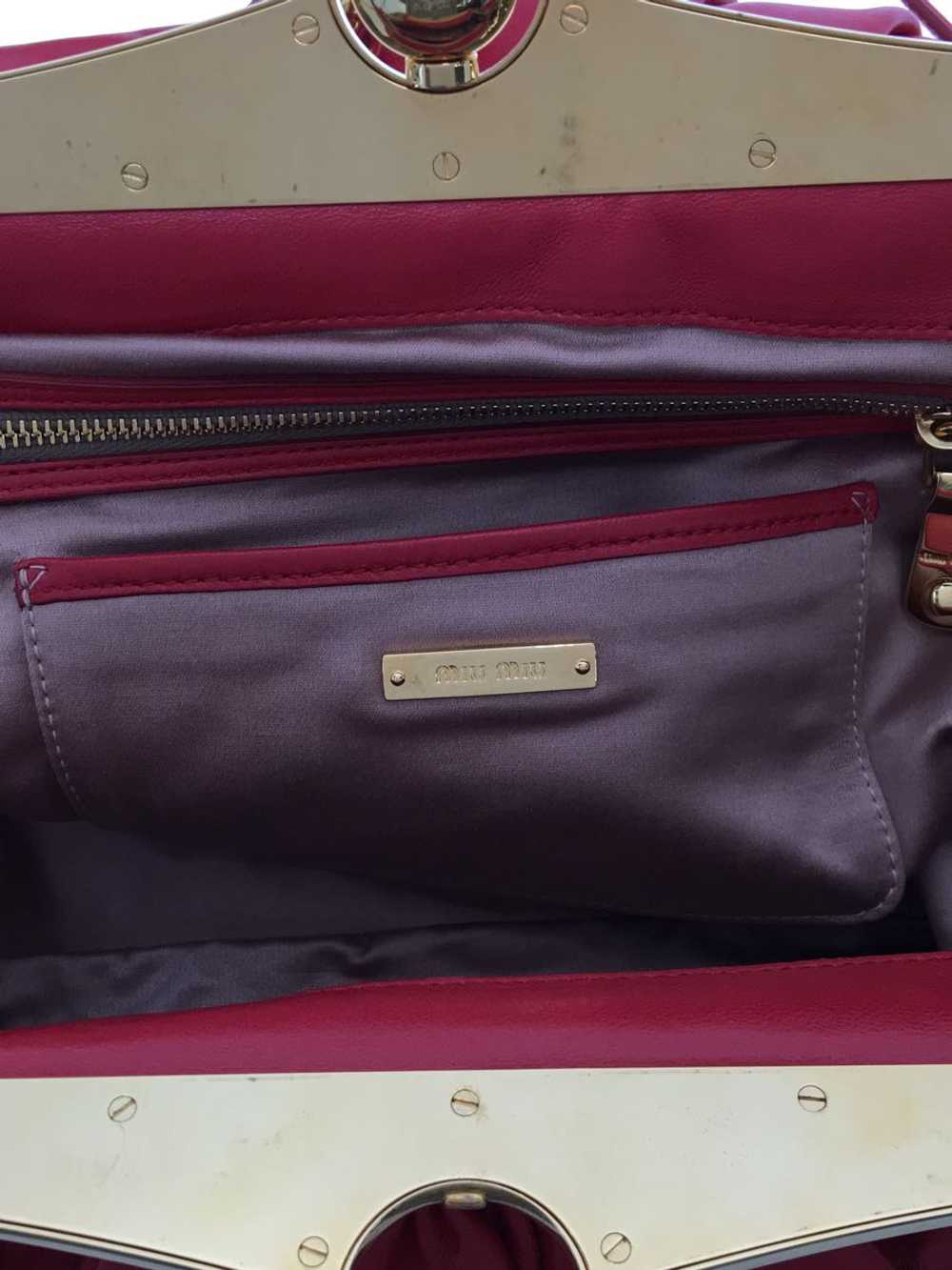 MIUMIU Purse/2Way Shoulder Bag/Leather/Red Bag - image 6