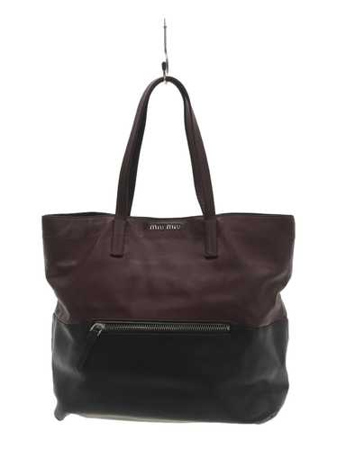MIUMIU Tote Bag/Leather/Red Bag - image 1