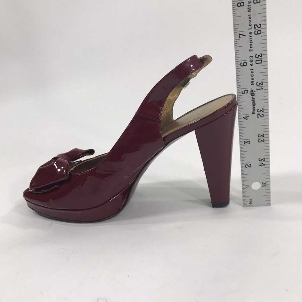 Coach Dellah Patent Leather Heels Shoes Pumps Red… - image 9