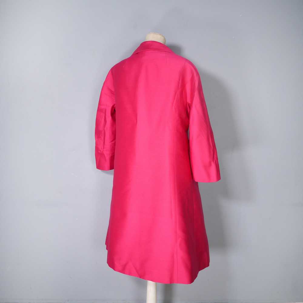 60s JEAN PATOU SHOCKING PINK SHIFT DRESS AND COAT… - image 11