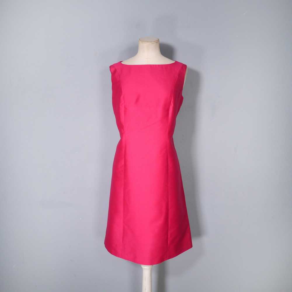 60s JEAN PATOU SHOCKING PINK SHIFT DRESS AND COAT… - image 12