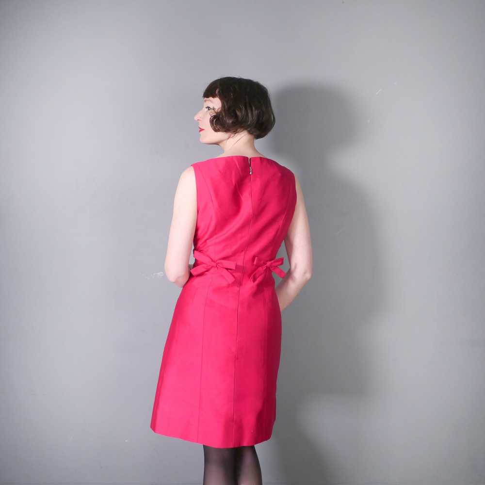 60s JEAN PATOU SHOCKING PINK SHIFT DRESS AND COAT… - image 4