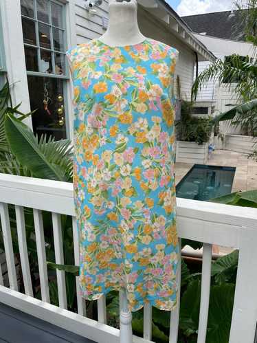 Fritzi of California Floral 1960s Dress (M) | Used