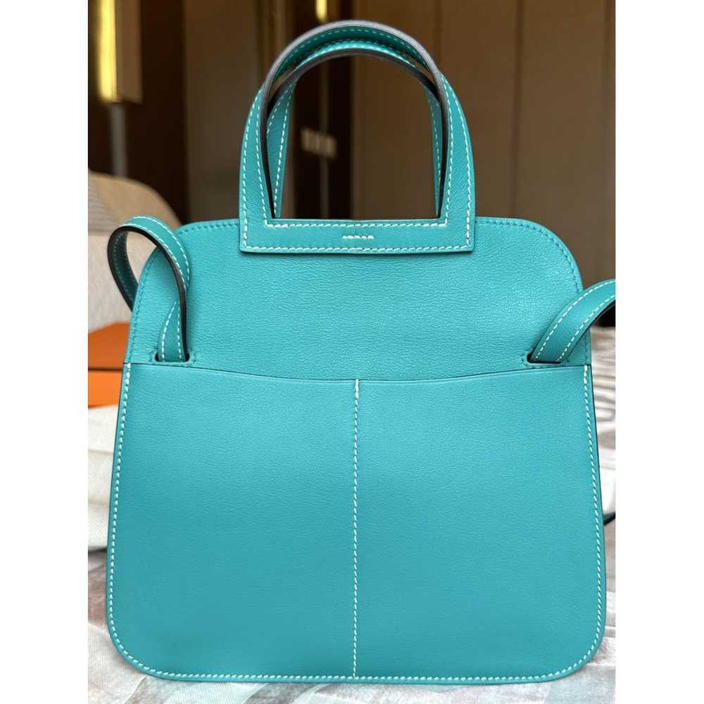 Hermès Halzan leather handbag - image 8