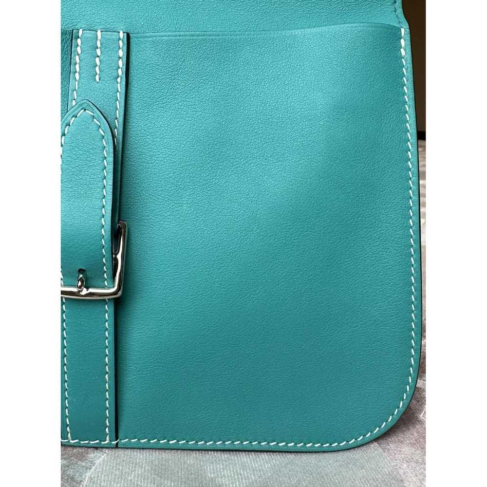Hermès Halzan leather handbag - image 9