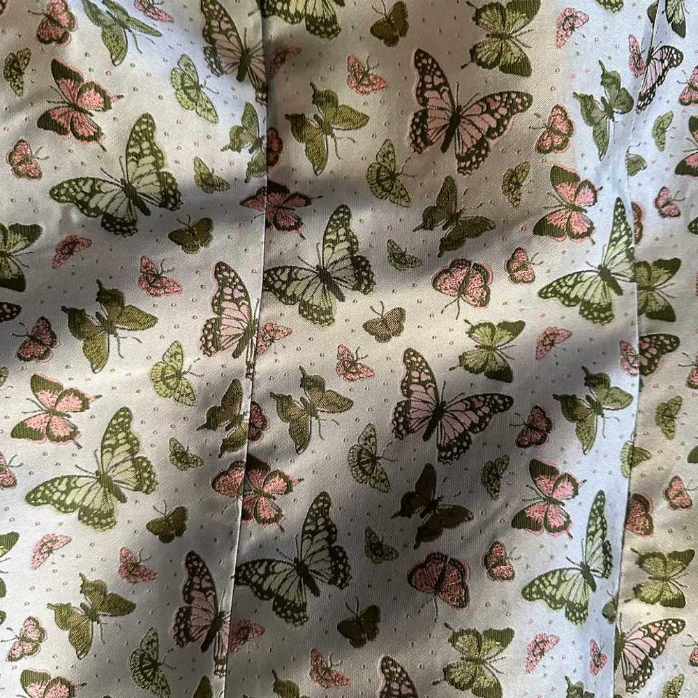 Fashion Brand Company Satin Butterfly Dress +… - image 3