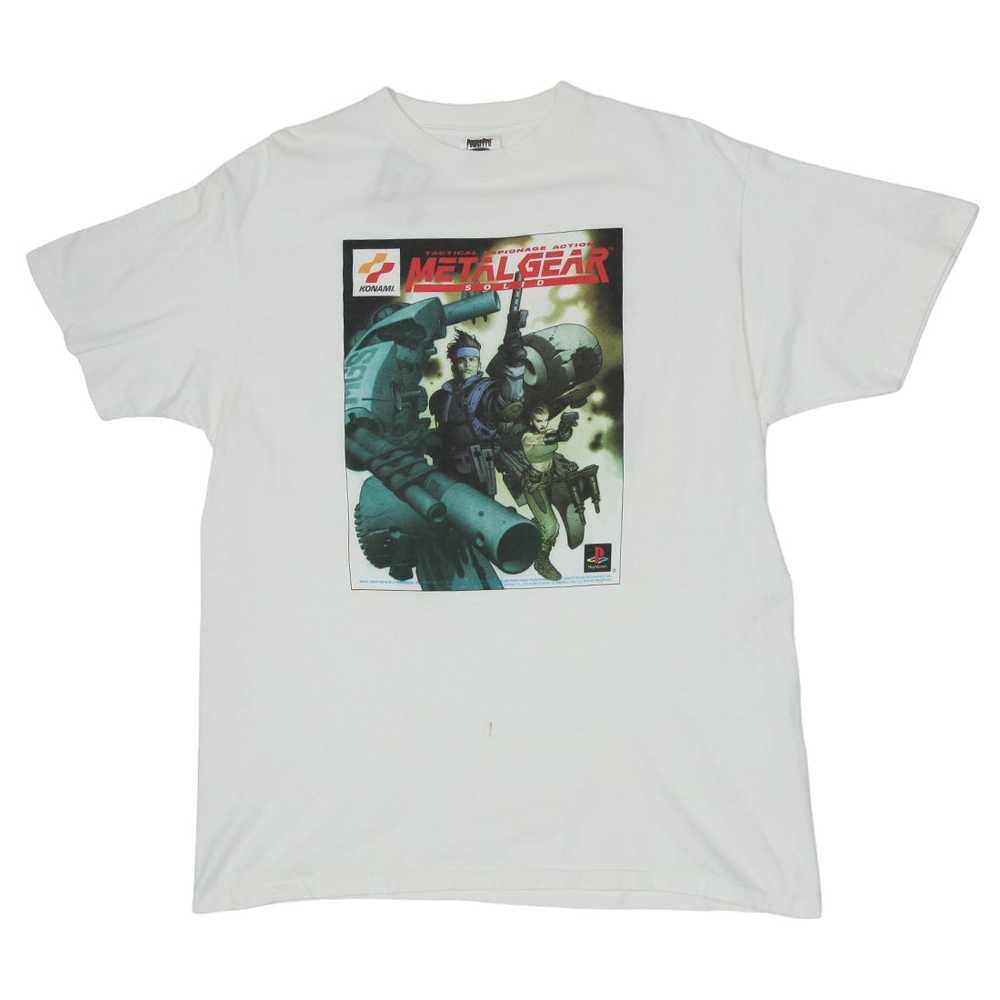 Vintage Metal Gear Solid Video Game T-Shirt Singl… - image 1