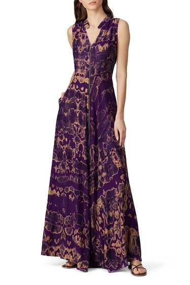 Kahindo Purple Sleeveless Dress