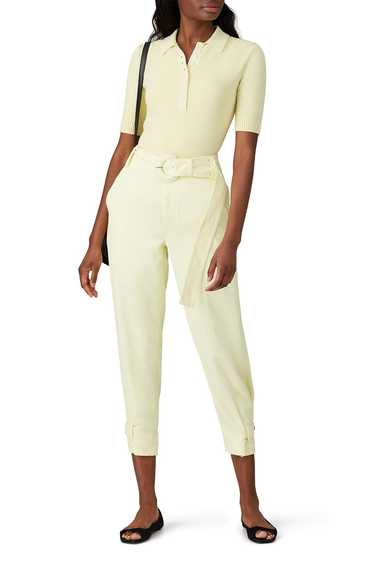 Proenza Schouler White Label Rumpled Pique Pants