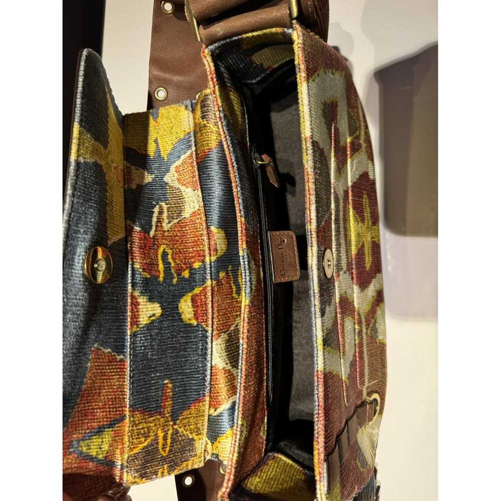 Dior Columbus velvet handbag - image 5